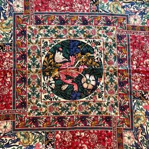 Vintage floral scarf